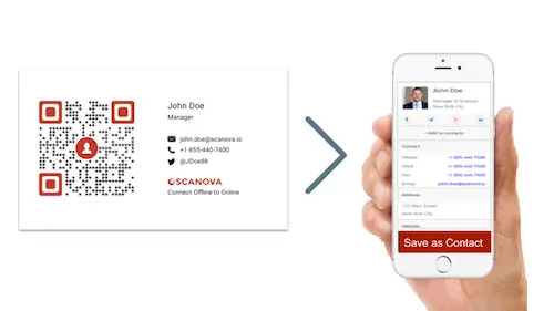 VCard QR Code
