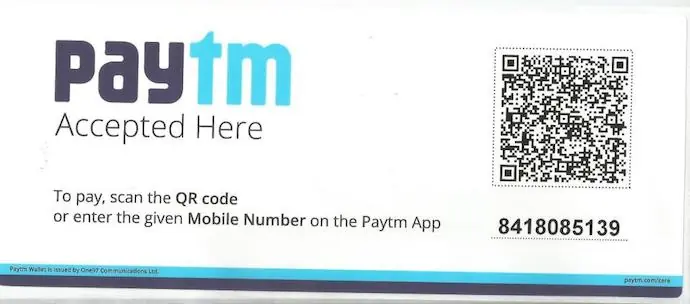 qr code payment paytm