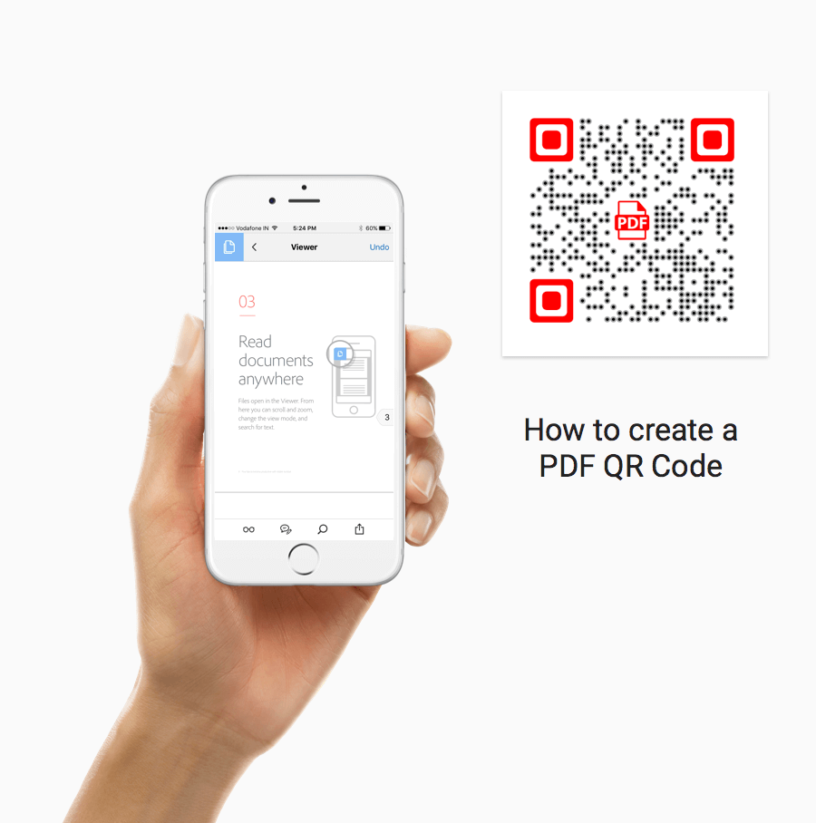 how to create a qr code for a pdf