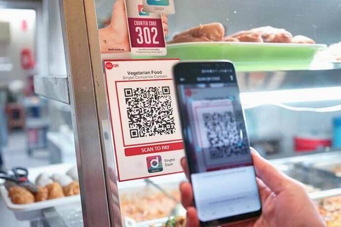 QR Codes in Singapore: SingTel
