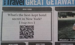 QR Codes in hotels