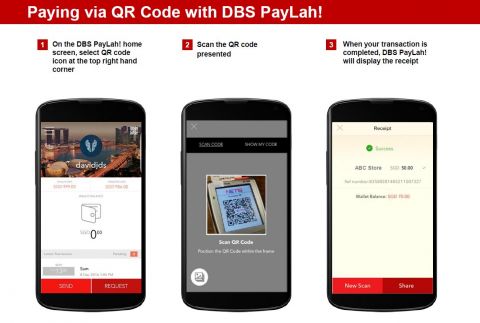 DBS and OCBC Announce Cashless Payments using QR Codes in Singapore