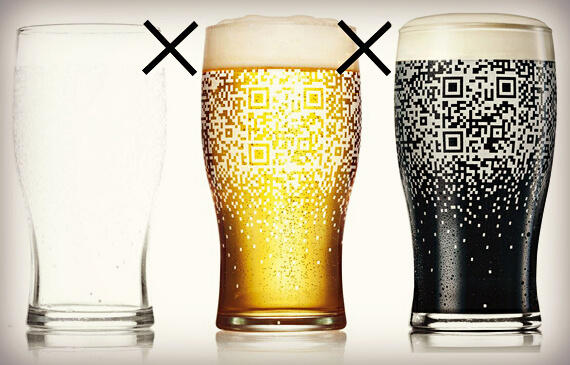 QR Code Beer Cup