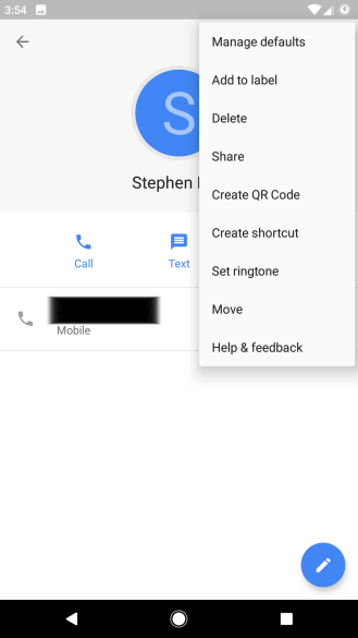 Google Contacts App