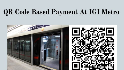qr code based payment igi metro
