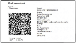 QR Codes in Switzerland: QR Bill