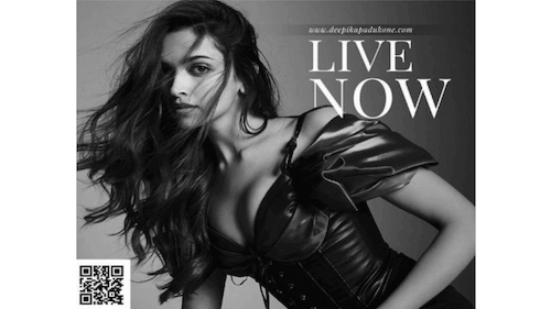 deepika padukone website: qr code image