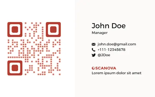 visiting card format: business card template