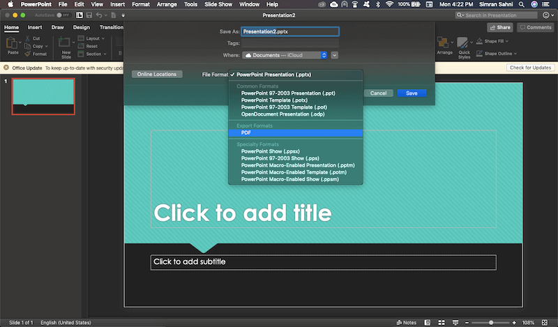 convert powerpoint presentation into qr code: PPT as PDF