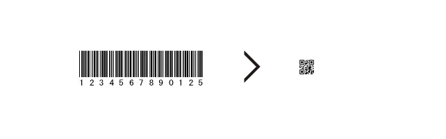 2d barcode size comparison with a QR Code