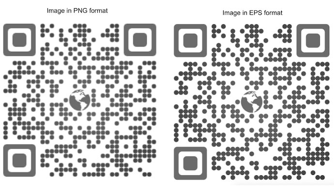 comparison between raster and vector formats