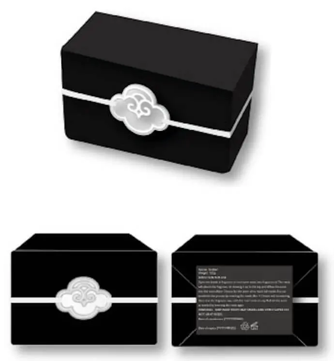 Black packaging on products