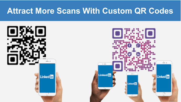 Custom QR Codes in press/media companies