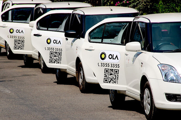 QR Codes on taxis