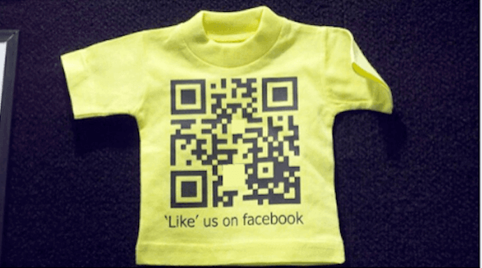 qr code on t-shirt