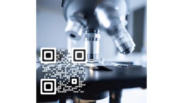 QR Codes in Biotech: Microscope