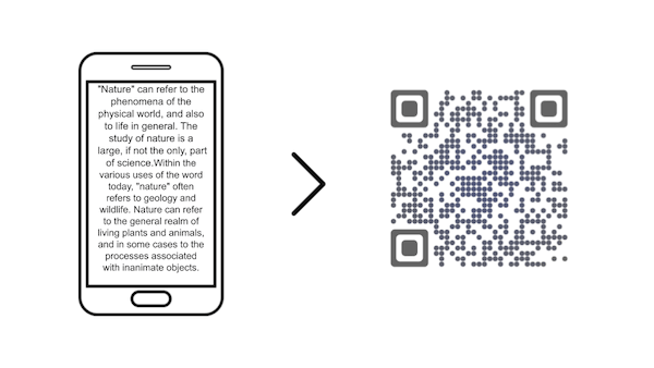 Text QR Code: convert text to QR Code easily