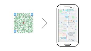 QR Codes for google maps in recruitments