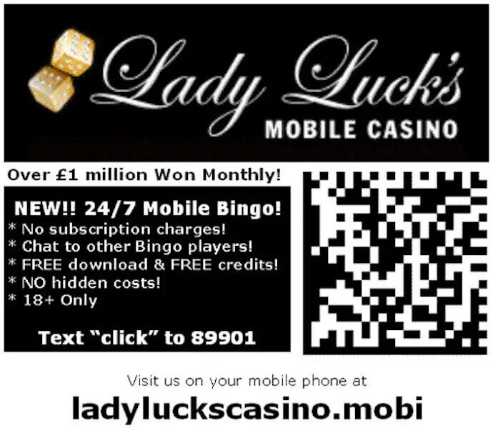 Lady Luck Casino QR Code