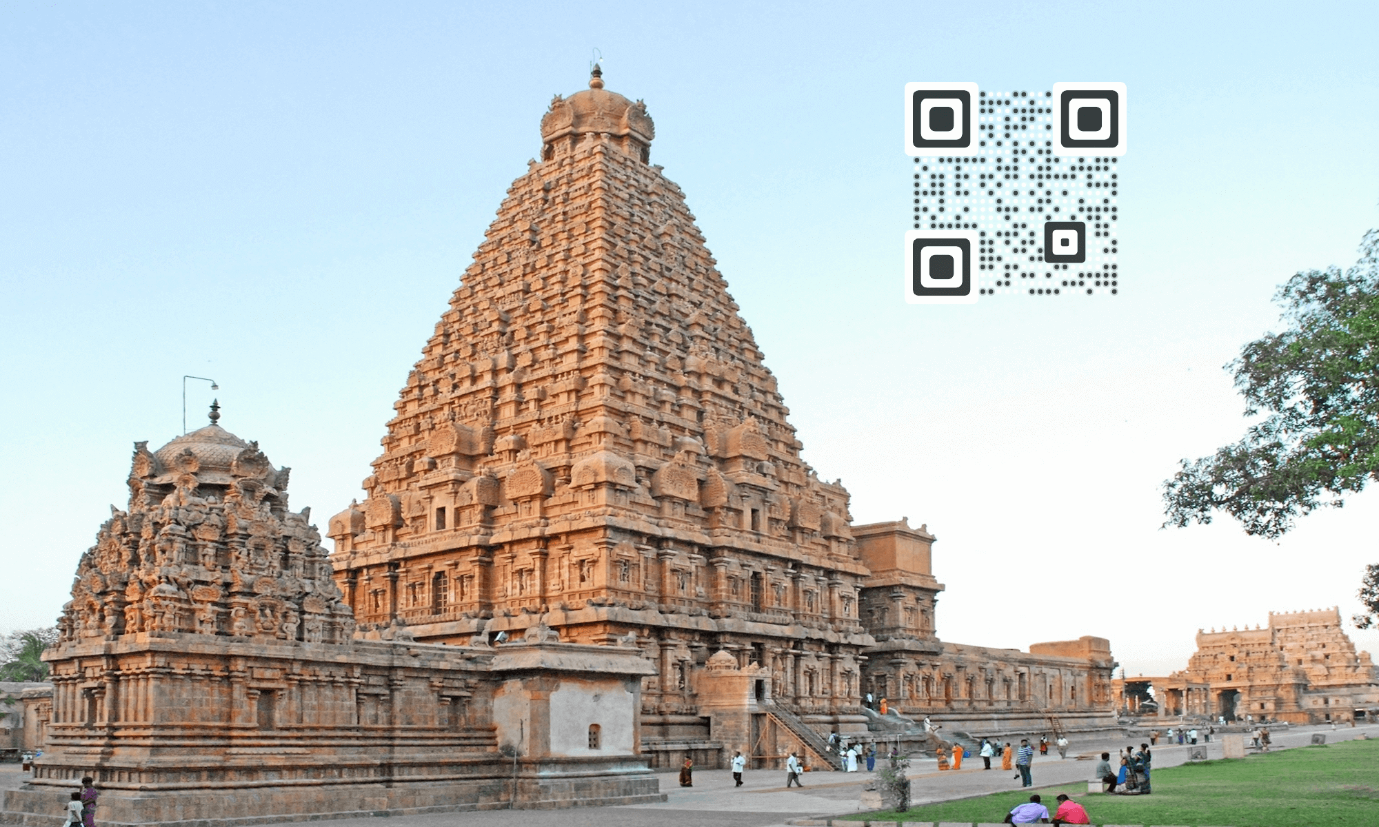 QR Codes in temples