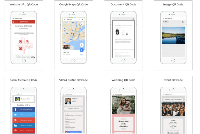 how to make a QR Code : Scanova's QR Code Generator categories