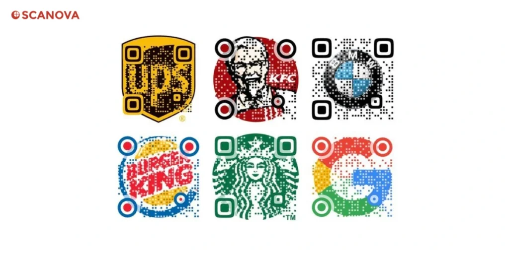 Personalized QR Code Image with brand 