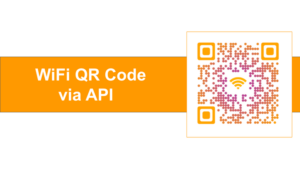WiFi QR Code via API