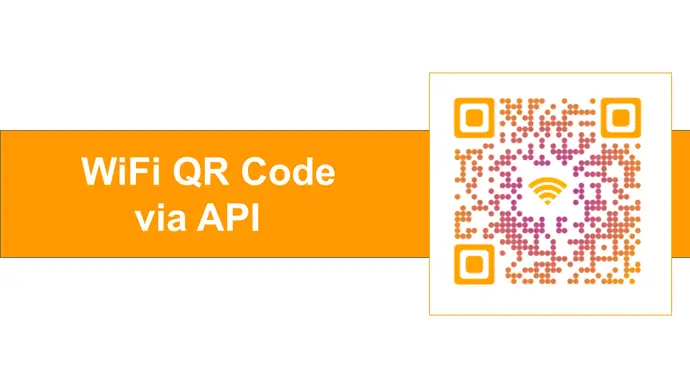 WiFi QR Code via API