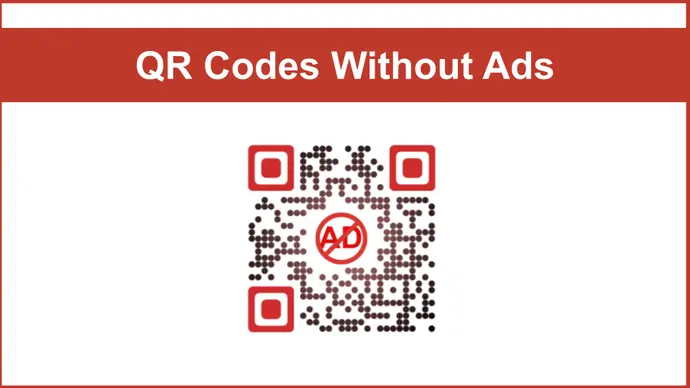 QR Code Without Ads