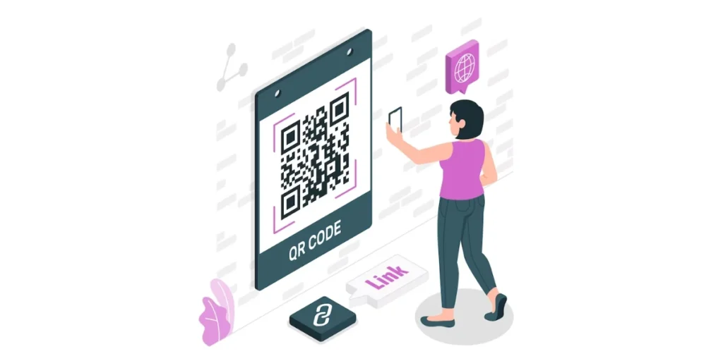 an-image-of-a-girl-scanning-the-Steam-QR-Code