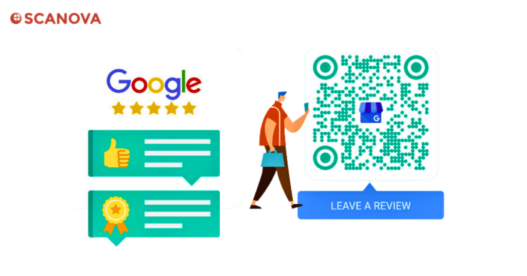 How Google  Review QR Code Works