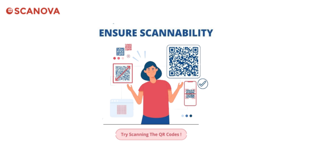 Scanability of QR Codes