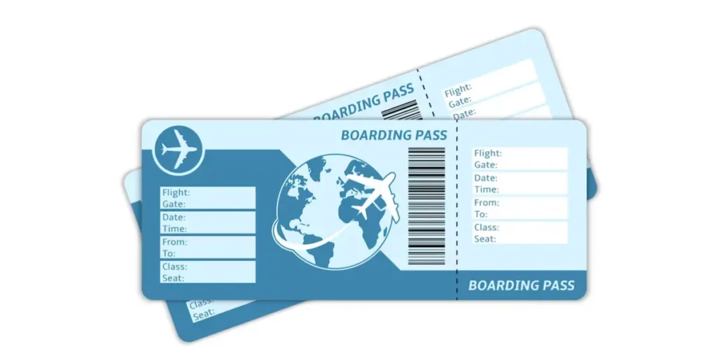 QR Code boarding pass