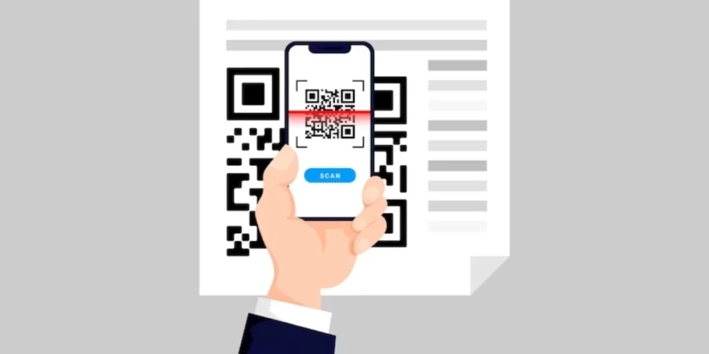 Scanning a data matrix code