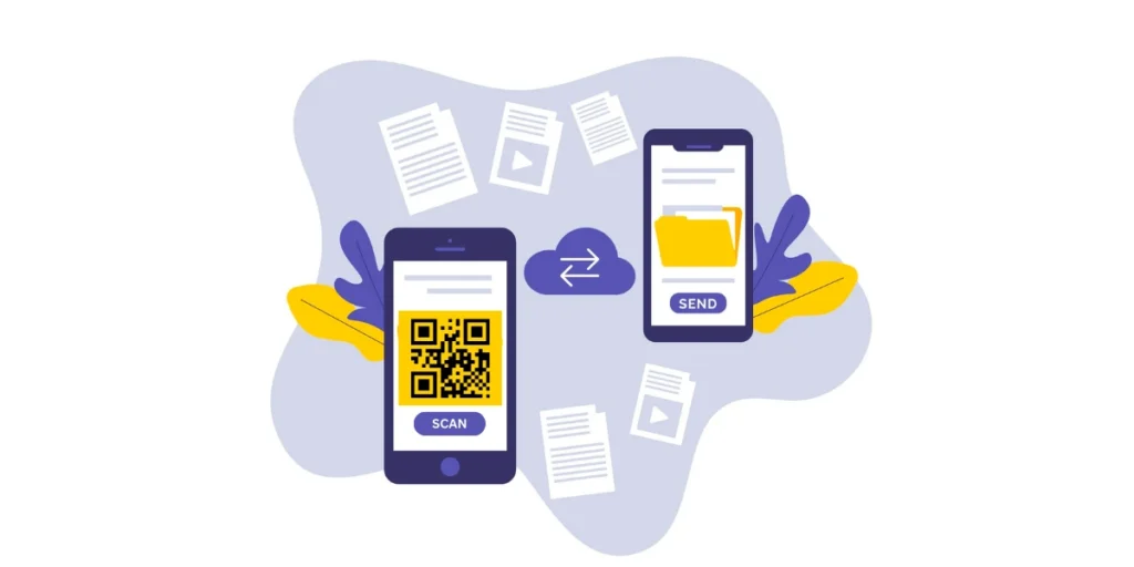 Information sharing using QR codes in banking