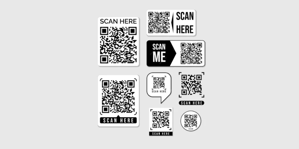 qr code with border