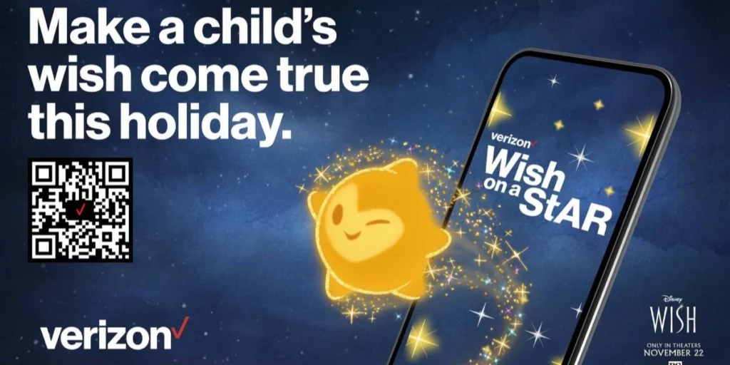 Disney's Make a Wish QR Code ad campaign.