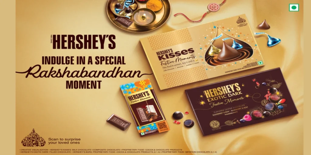 QR Codes on Hershey’s gift package