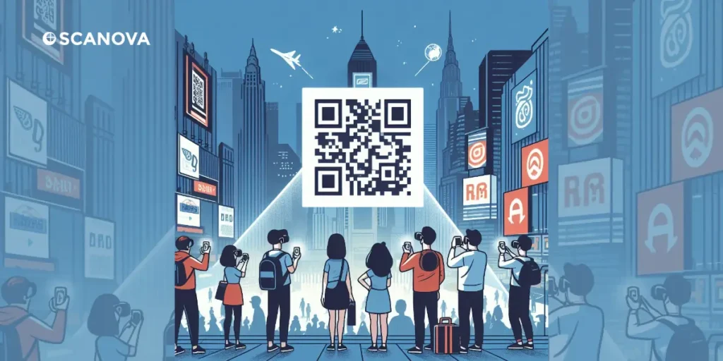 The Future of Interactive QR Code Advertising showing VR QR Codes