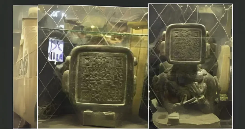 Mayan Statue QR Code