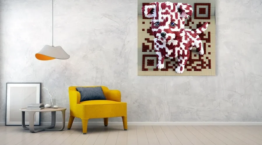 hidden QR Codes as qr code artwork