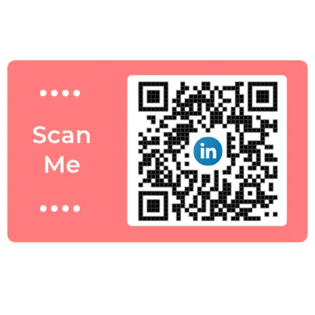 Add a custom CTA and professional LinkedIn logo to make your QR Code more personalized. Nudge your users in an interactive way.