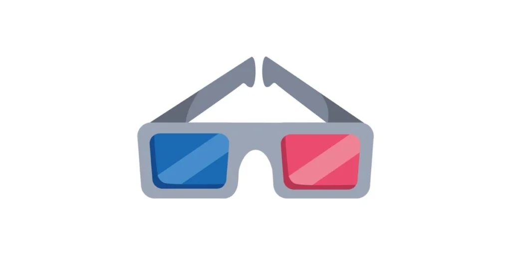 3D glasses used for movie watching