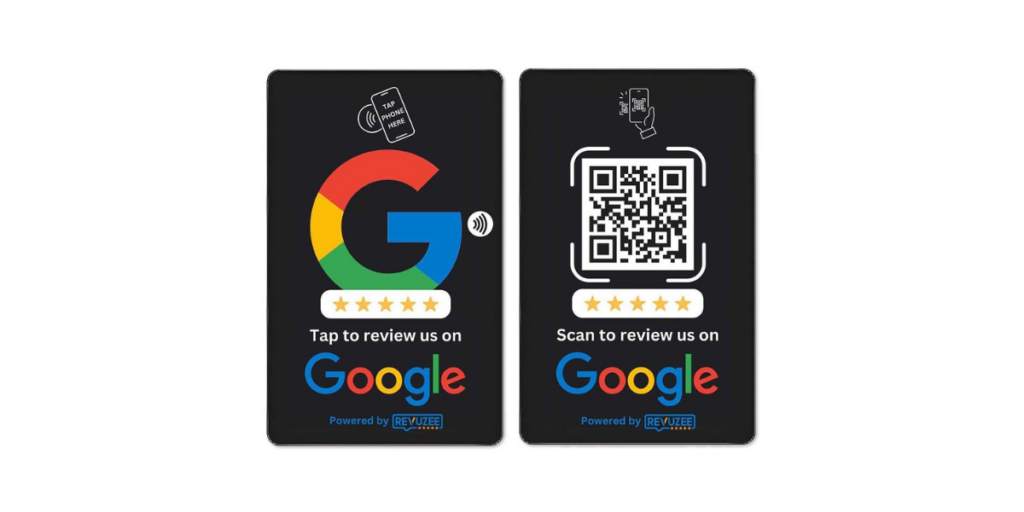 Business Card QR Code Google review.