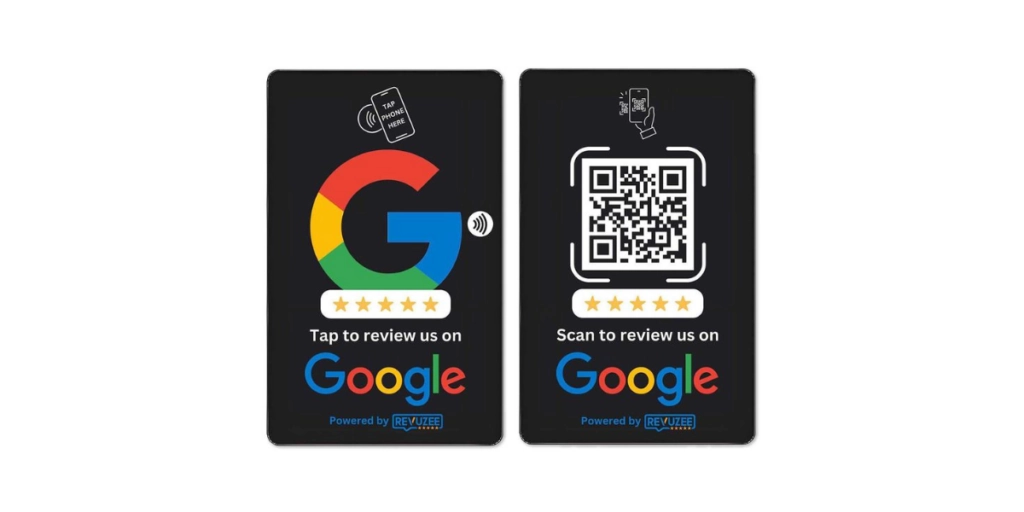Business Card QR Code Google review.