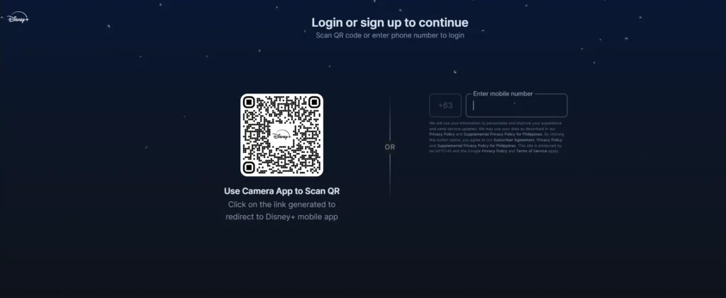 Activate Disney+ on your Smart TV or Android TV using a QR Code