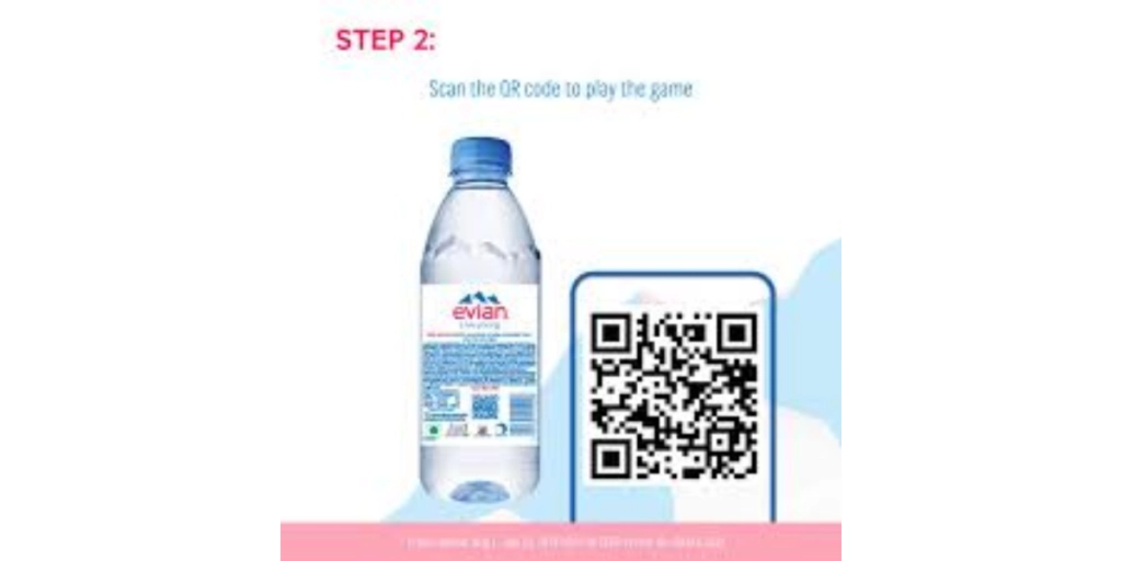 Evian QR Code.