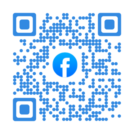 A sample facebook page QR Code showing "How to get a QR Code for Facebook Page"