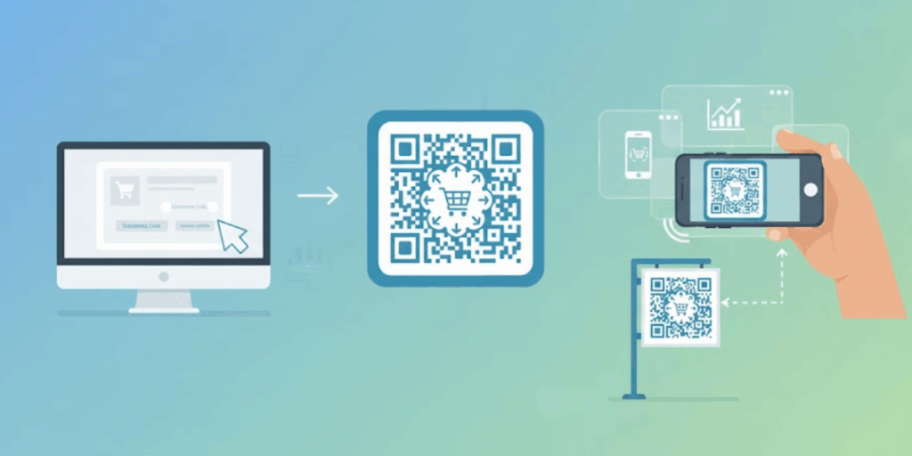Steps to create QR Code for business, through Scanova QR Code Generator.