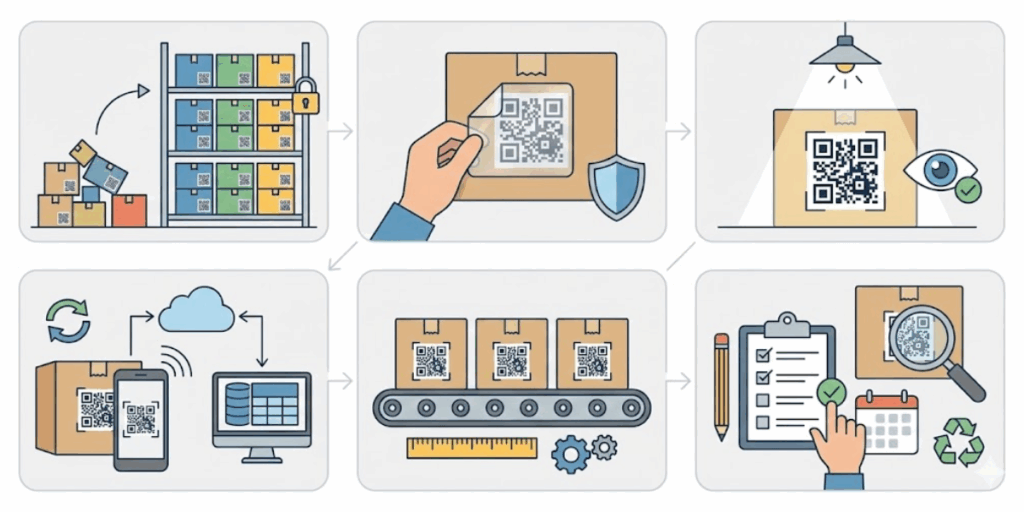 Tips and best practices for creating and maintaining a QR Code storage system.